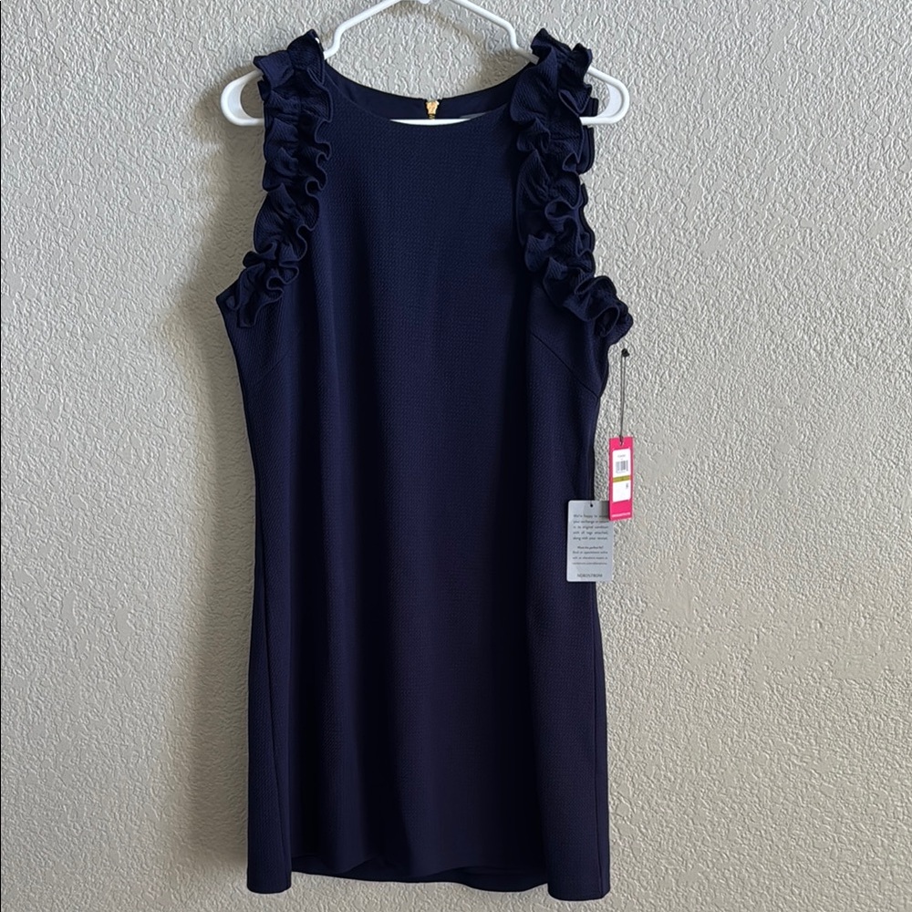 Vince Camuto Blue Sleeveless Mini Dress Cocktail NWT